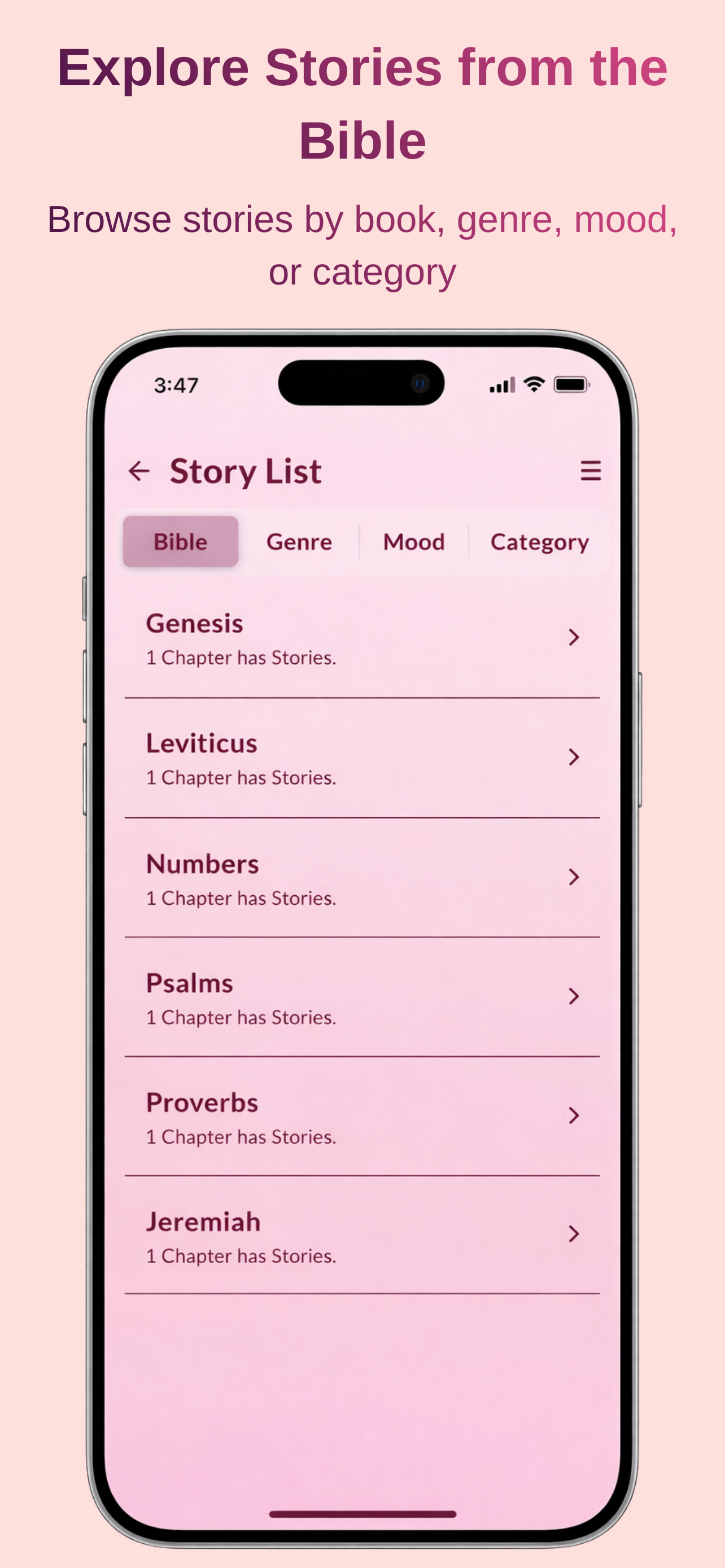 Read story screen